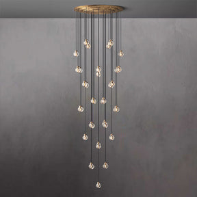 Pearl Round Chandelier 48"