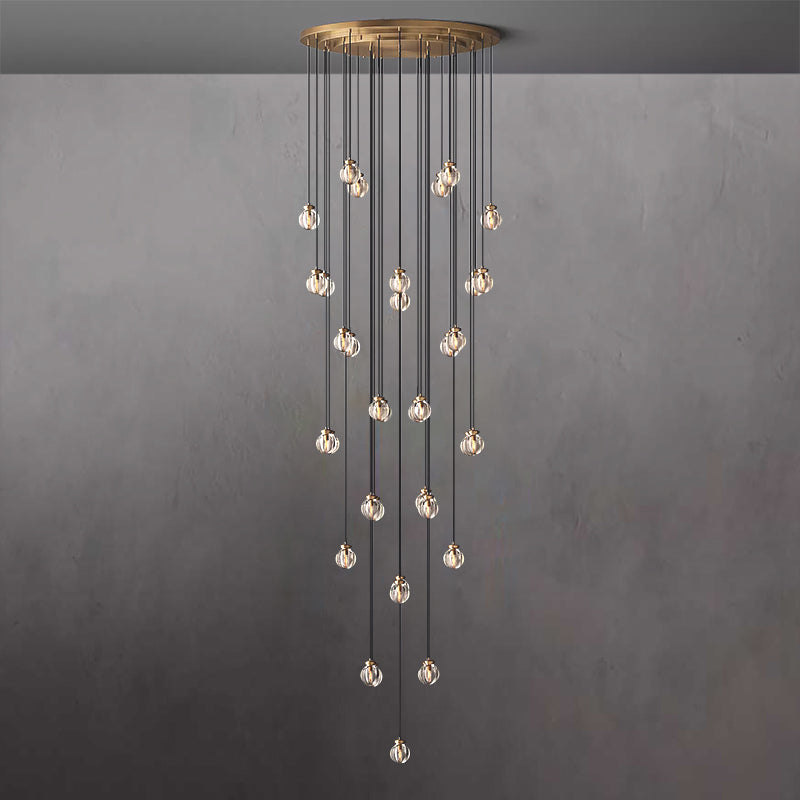 Pearl Round Chandelier 48"