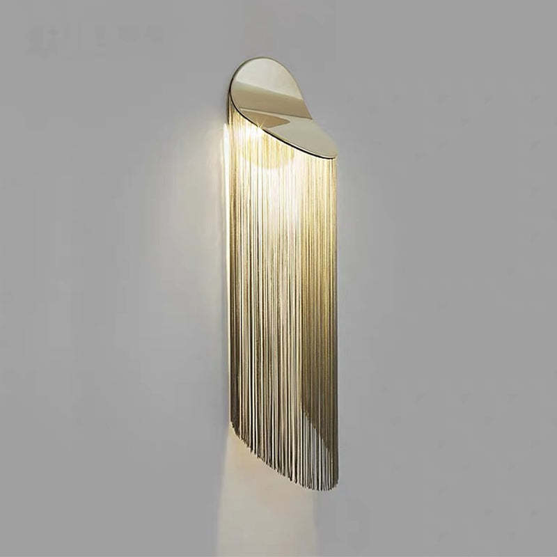 Modern Chain Tassel
 Arcs  Wall Sconce