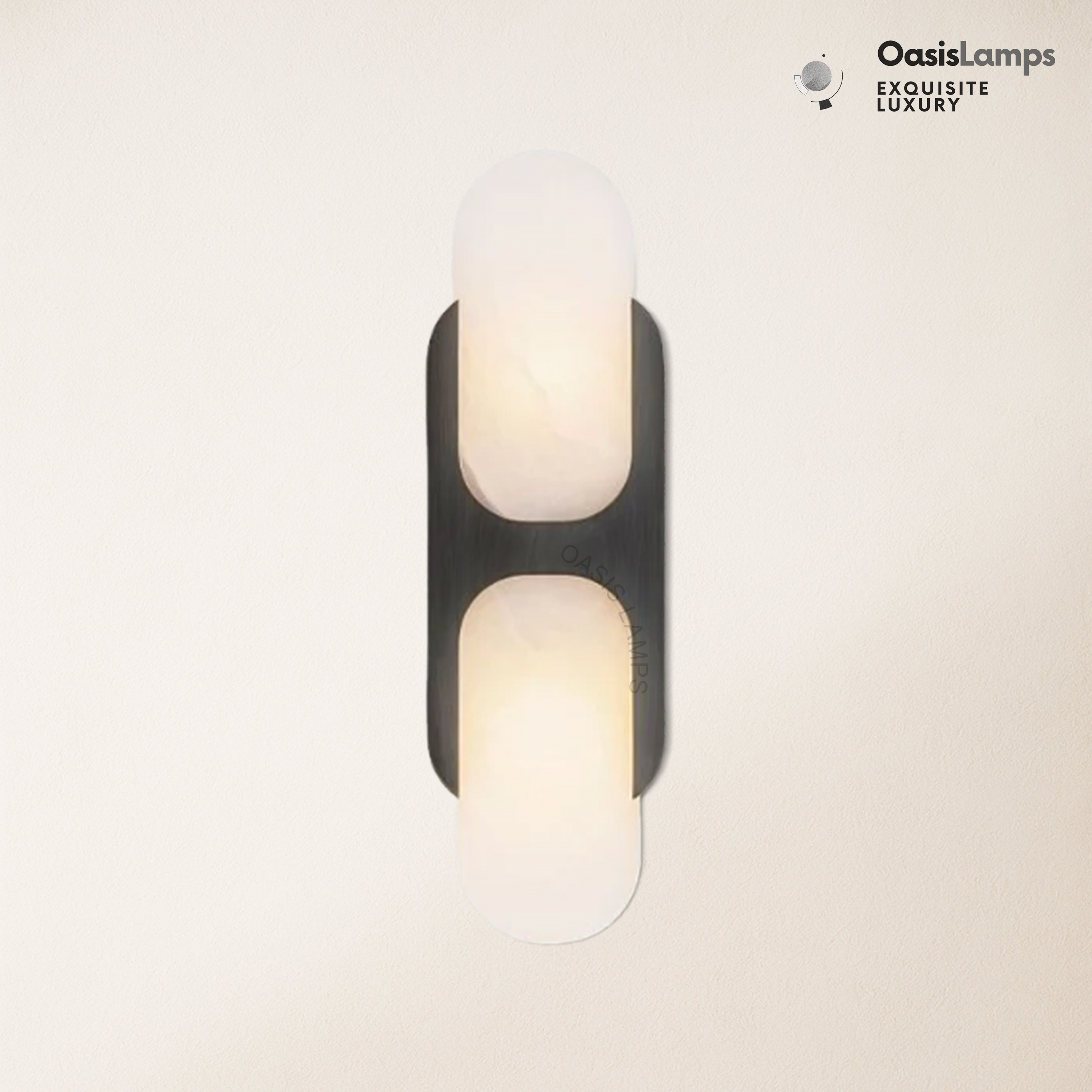 Odin Alabaster Medium Wall Sconce 14"H#Color_bronze