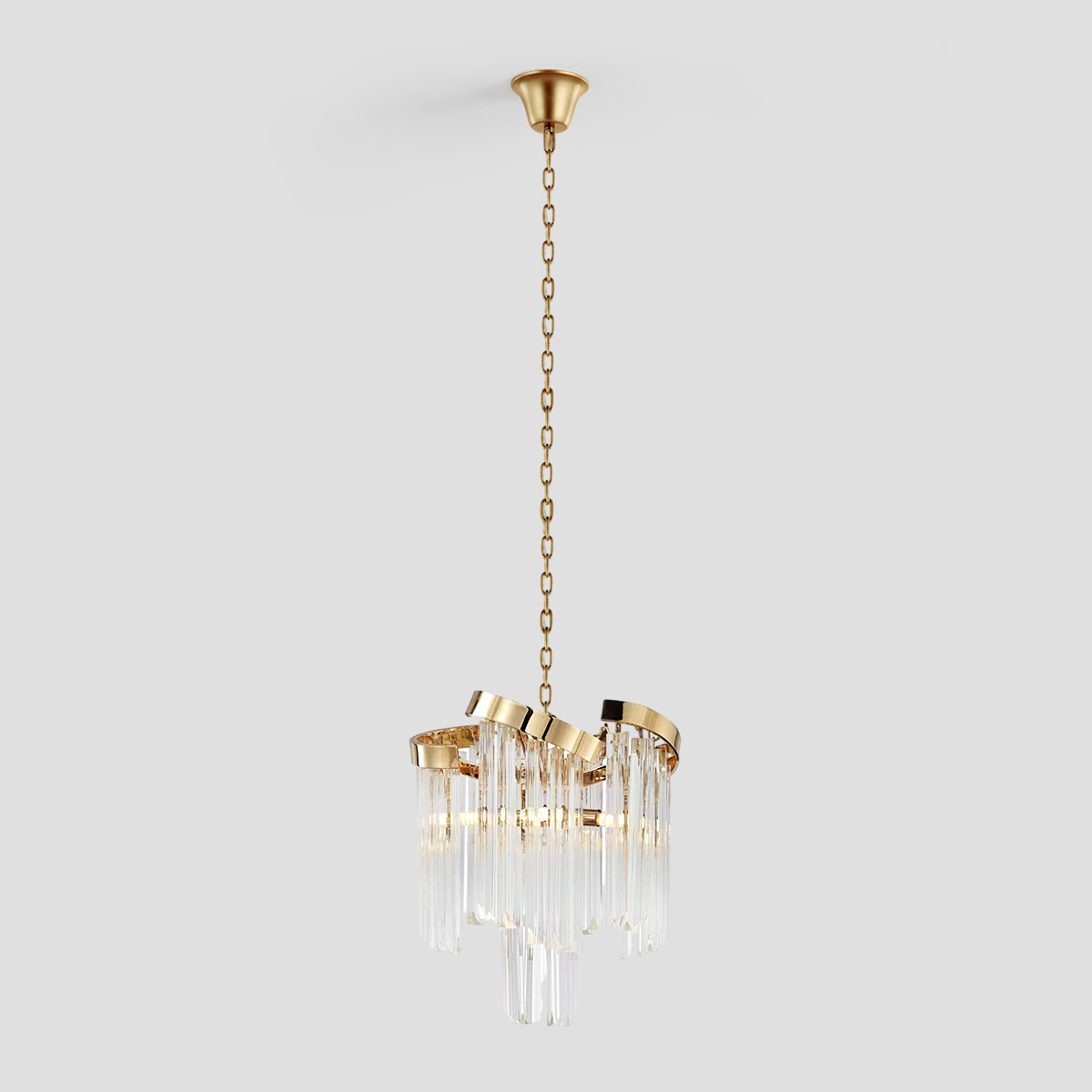 Twin Palms Crystal Chandelier