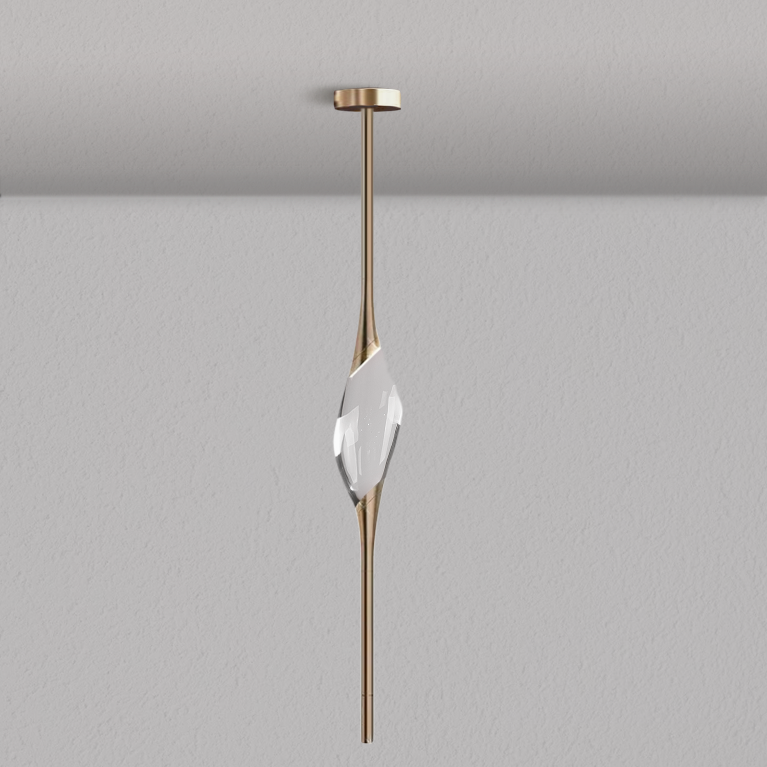 PEZEO SINGLE CRYSTAL PENDANTPEZZEO SINGLE CRYSTAL PENDANT