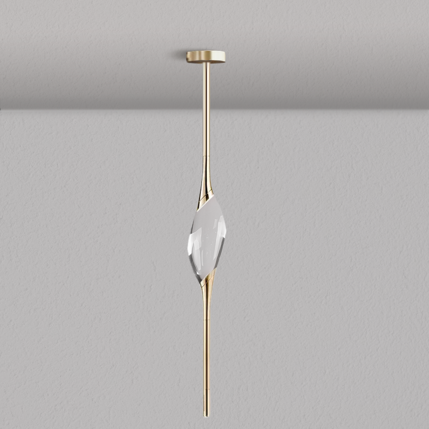 PEZEO SINGLE CRYSTAL PENDANTPEZZEO SINGLE CRYSTAL PENDANT