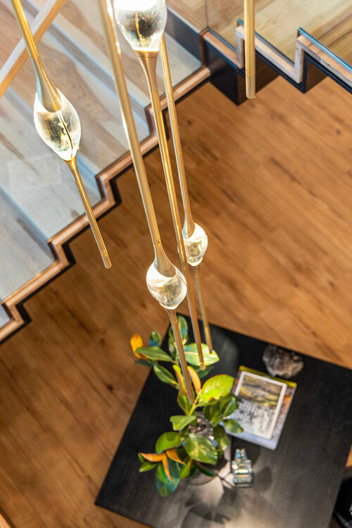 PEZEO CRYSTAL CHANDELIER 21''HPEZZEO CRYSTAL CHANDELIER 21''H