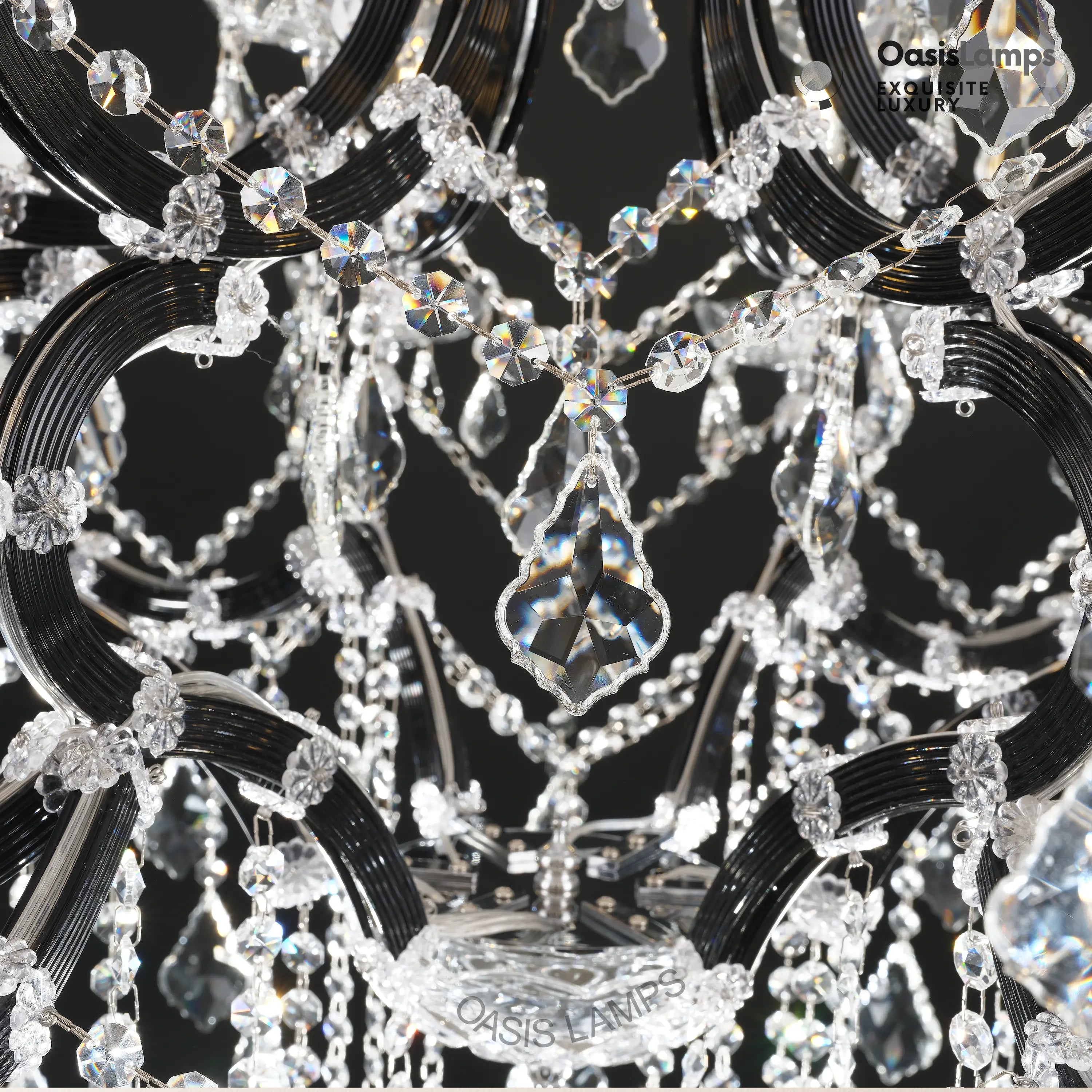 Crystal Candle Classical Chandelier 18" 40" 48"D
