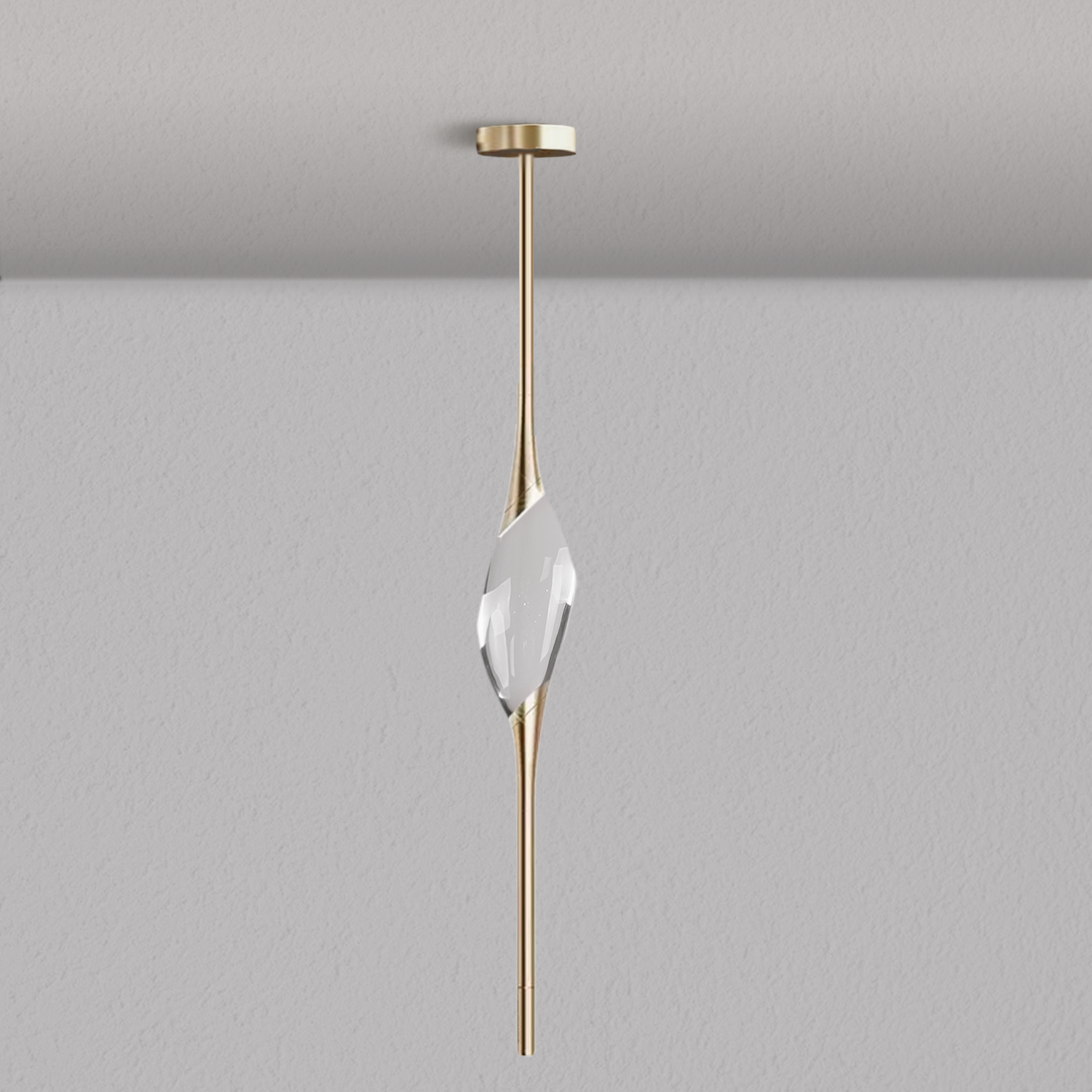 PEZEO SINGLE CRYSTAL PENDANTPEZZEO SINGLE CRYSTAL PENDANT