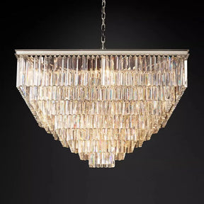 Odeon Square Chandelier For Living Room Dining Room