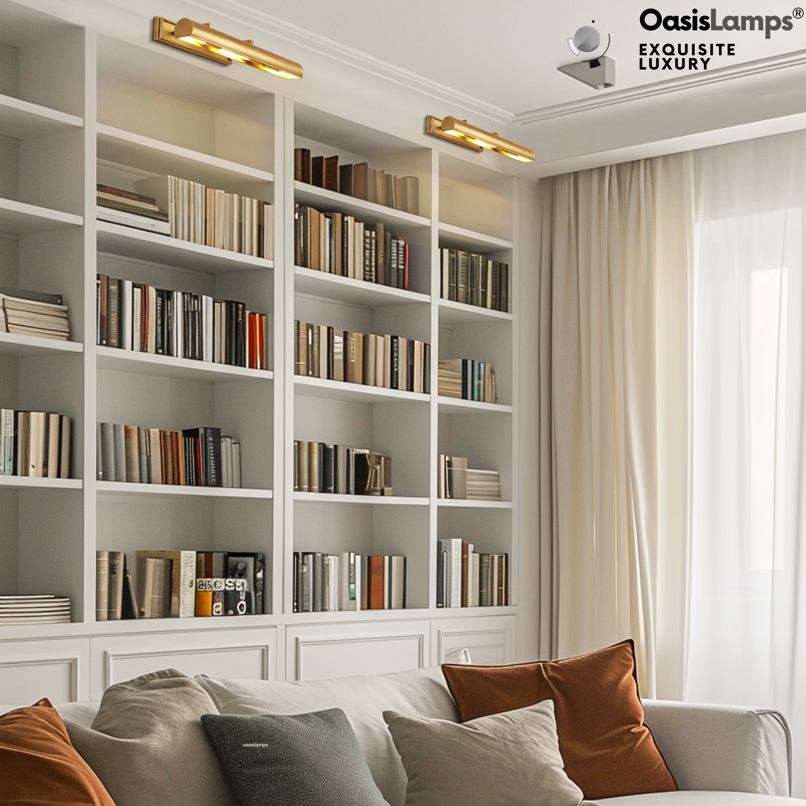 Galleria Brass/Bronze Picture Light 18" 24"#Color_Brass,size_24"