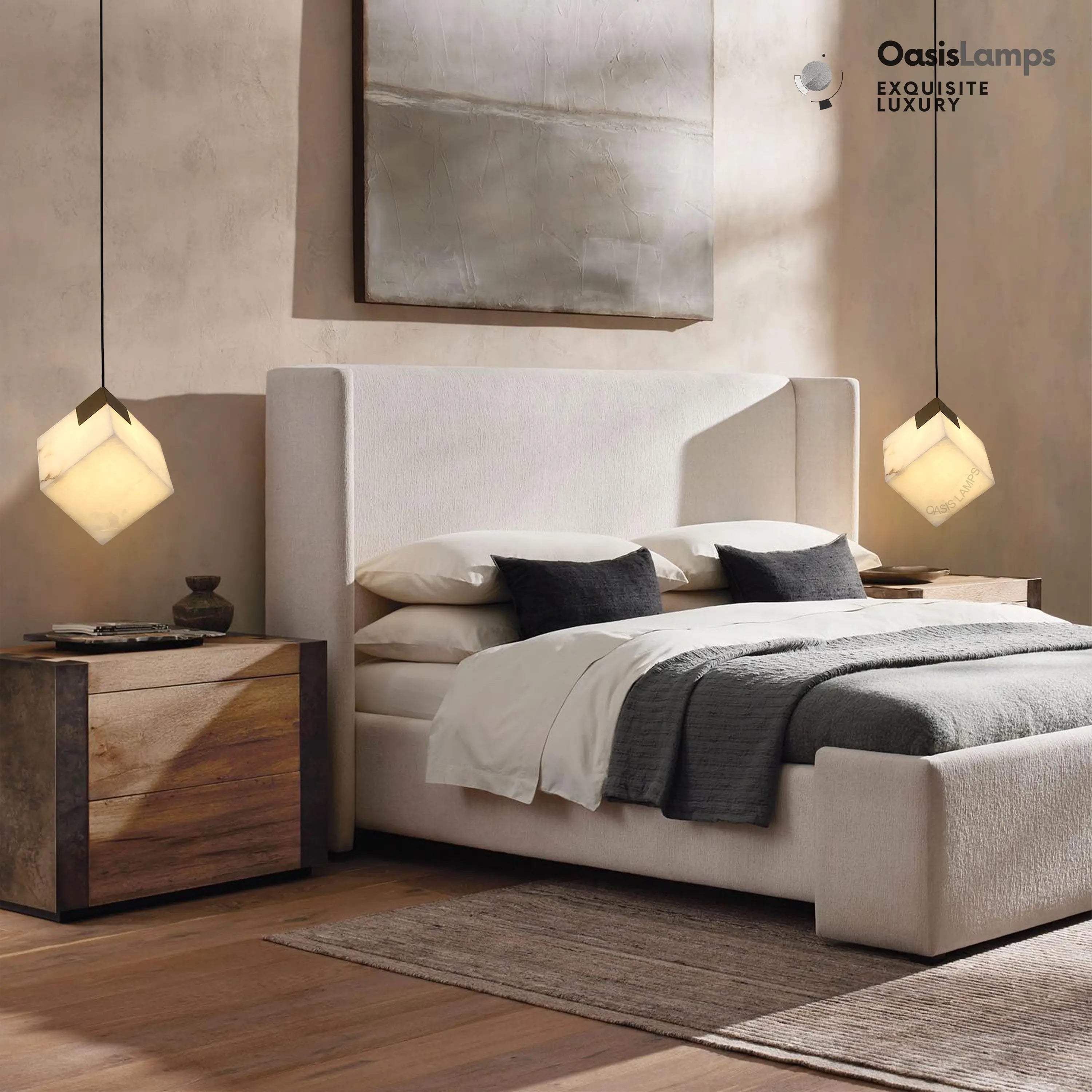 Dave Alabaster Pendant Light