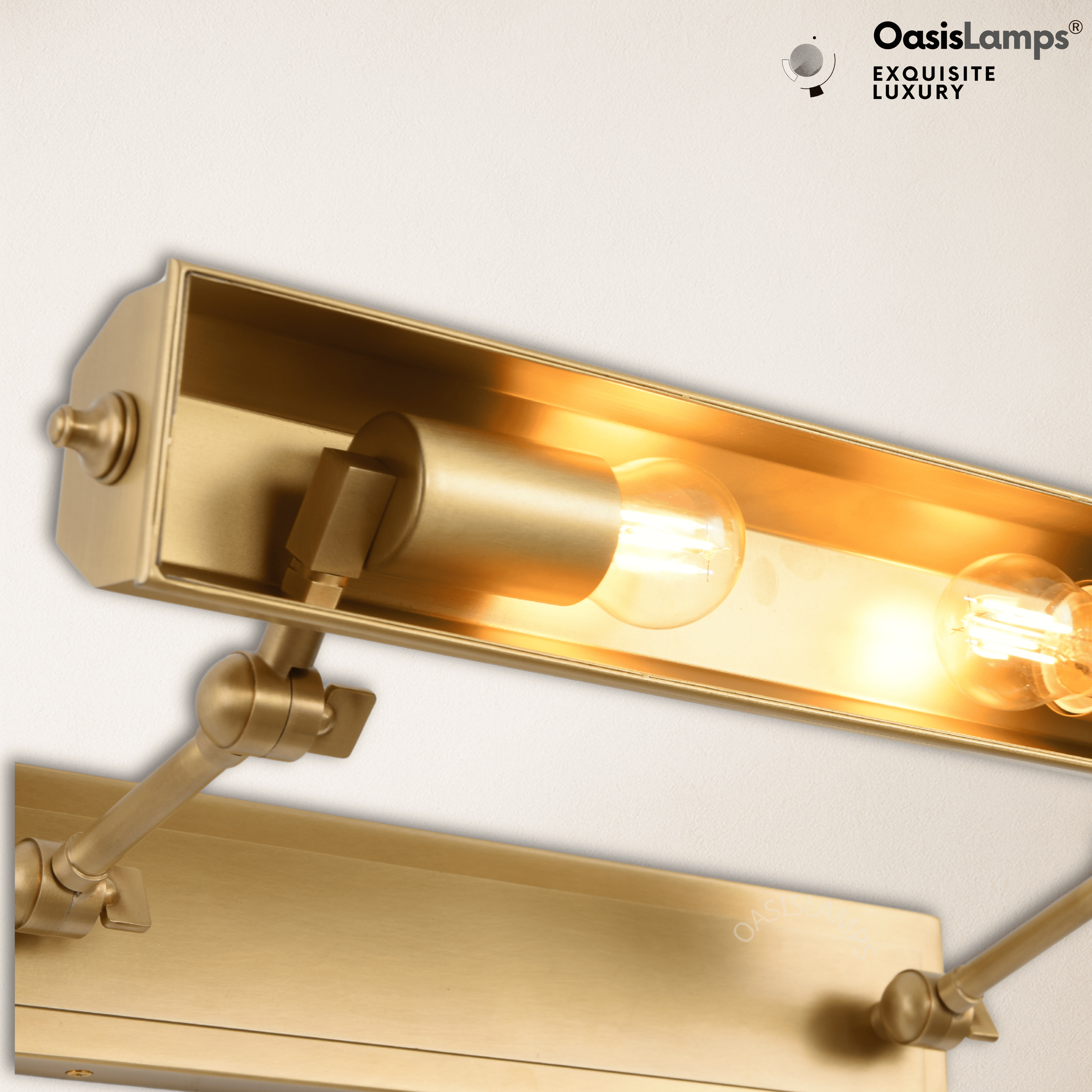 Galleria Glow Picture Light 8" 18"W#Color_Brass,size_18"W