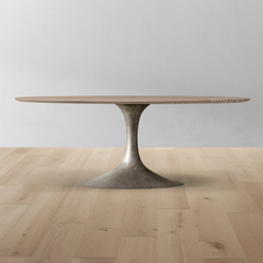Aero Wood Oval Dining Table