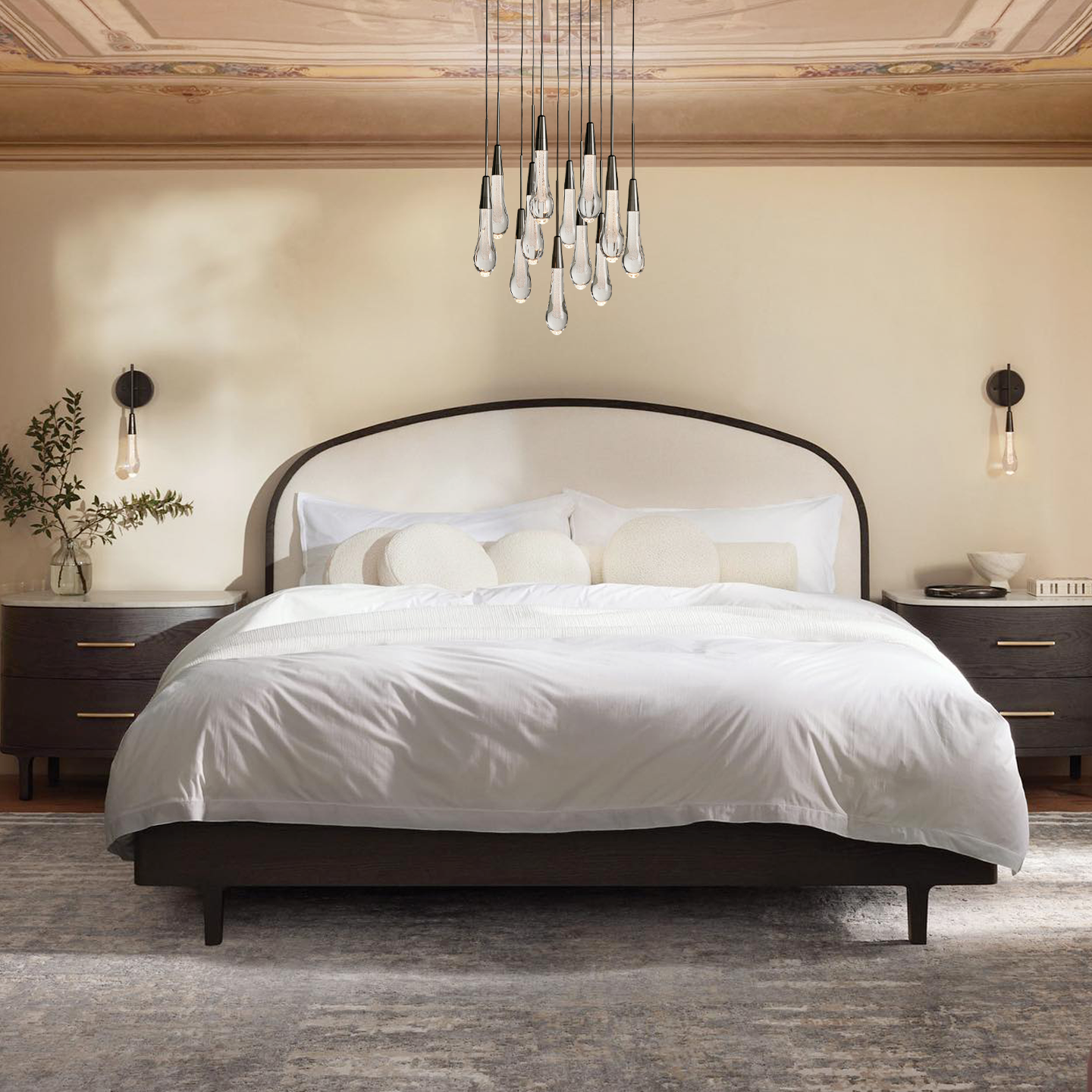 Elara Solitaires Crystal Wall Sconce 5"D#color_bronze