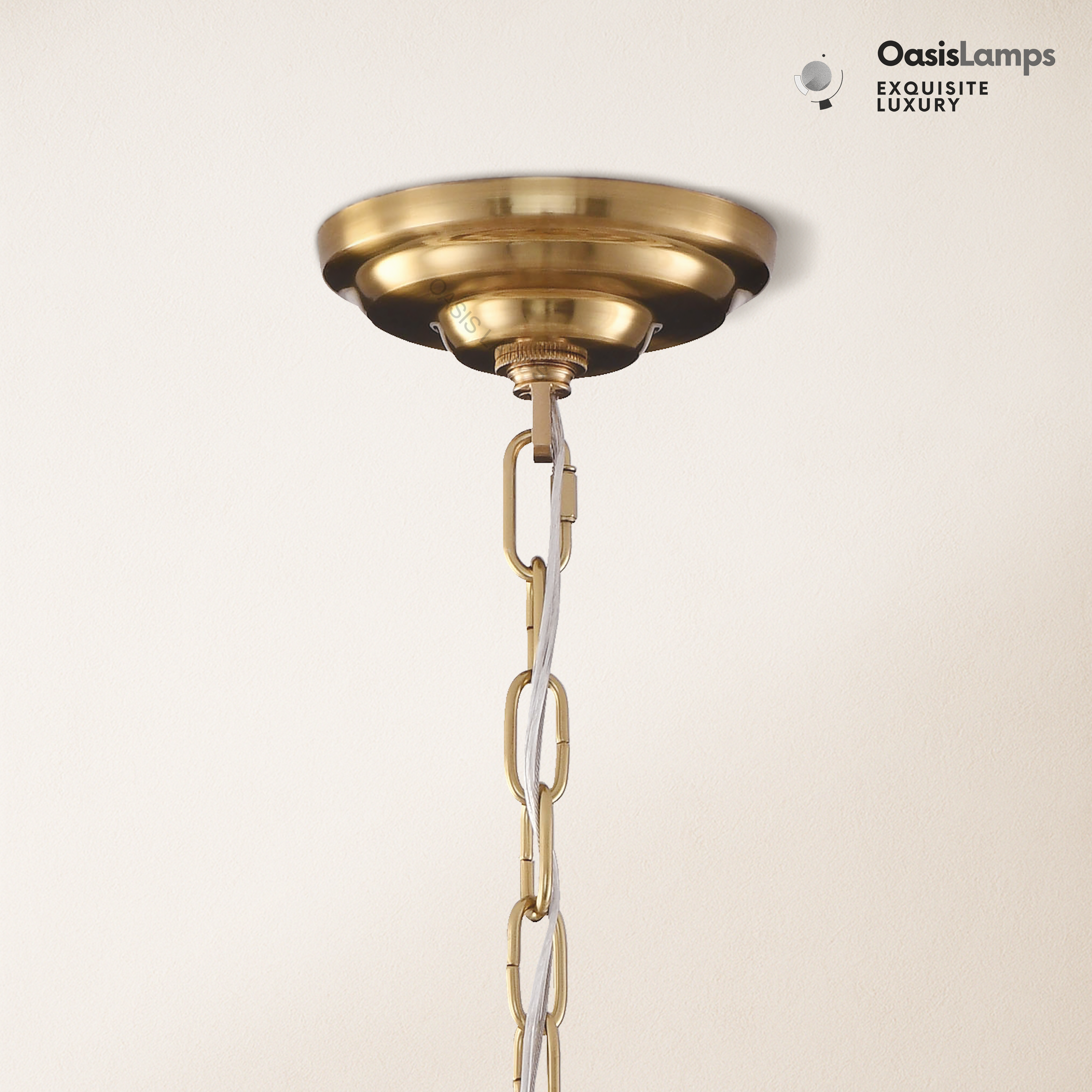 Moira Alabaster Multi-Tier Round Chandelier 32"D#Color_Brass