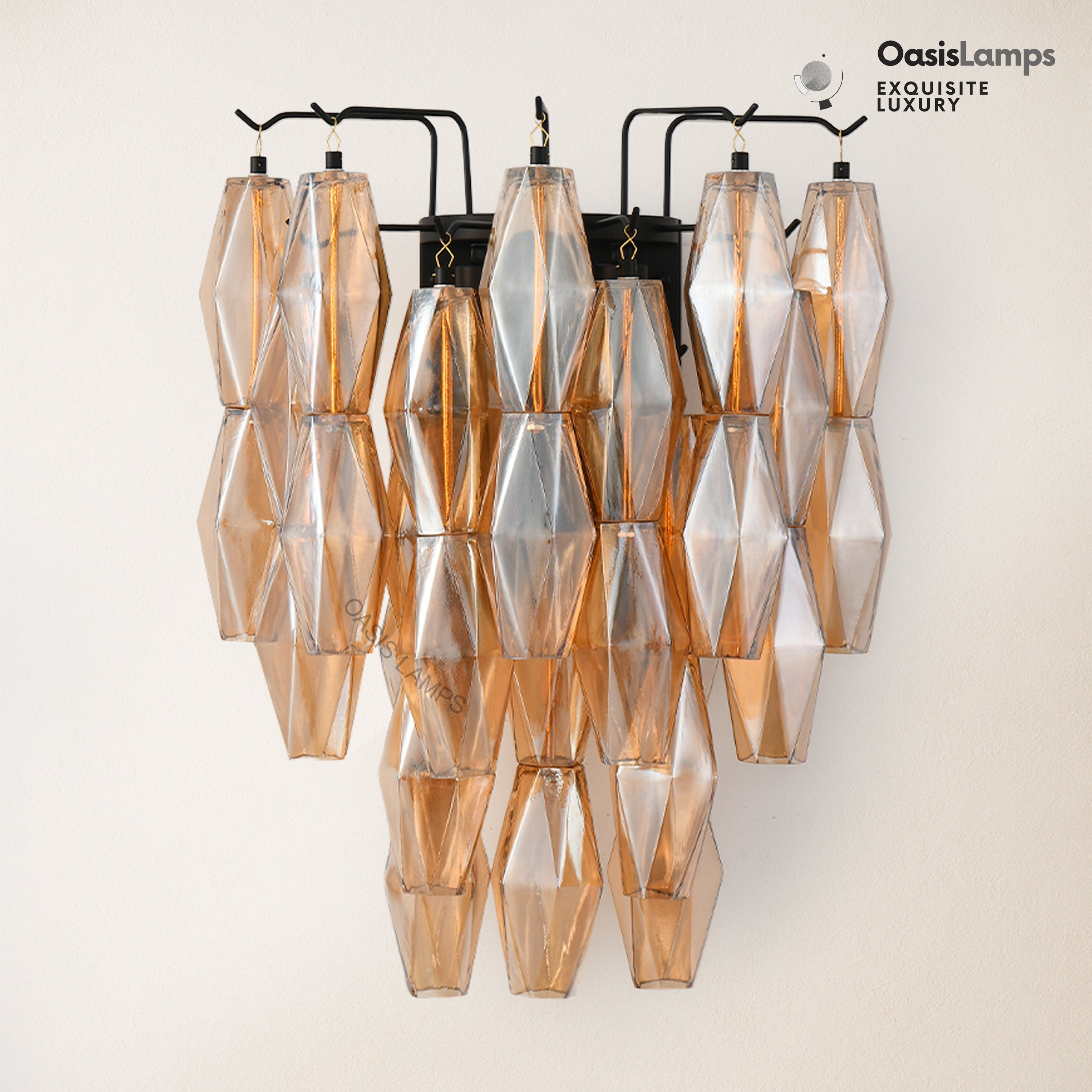 Celestial Drop Wall Sconce 19.6"H#color_black