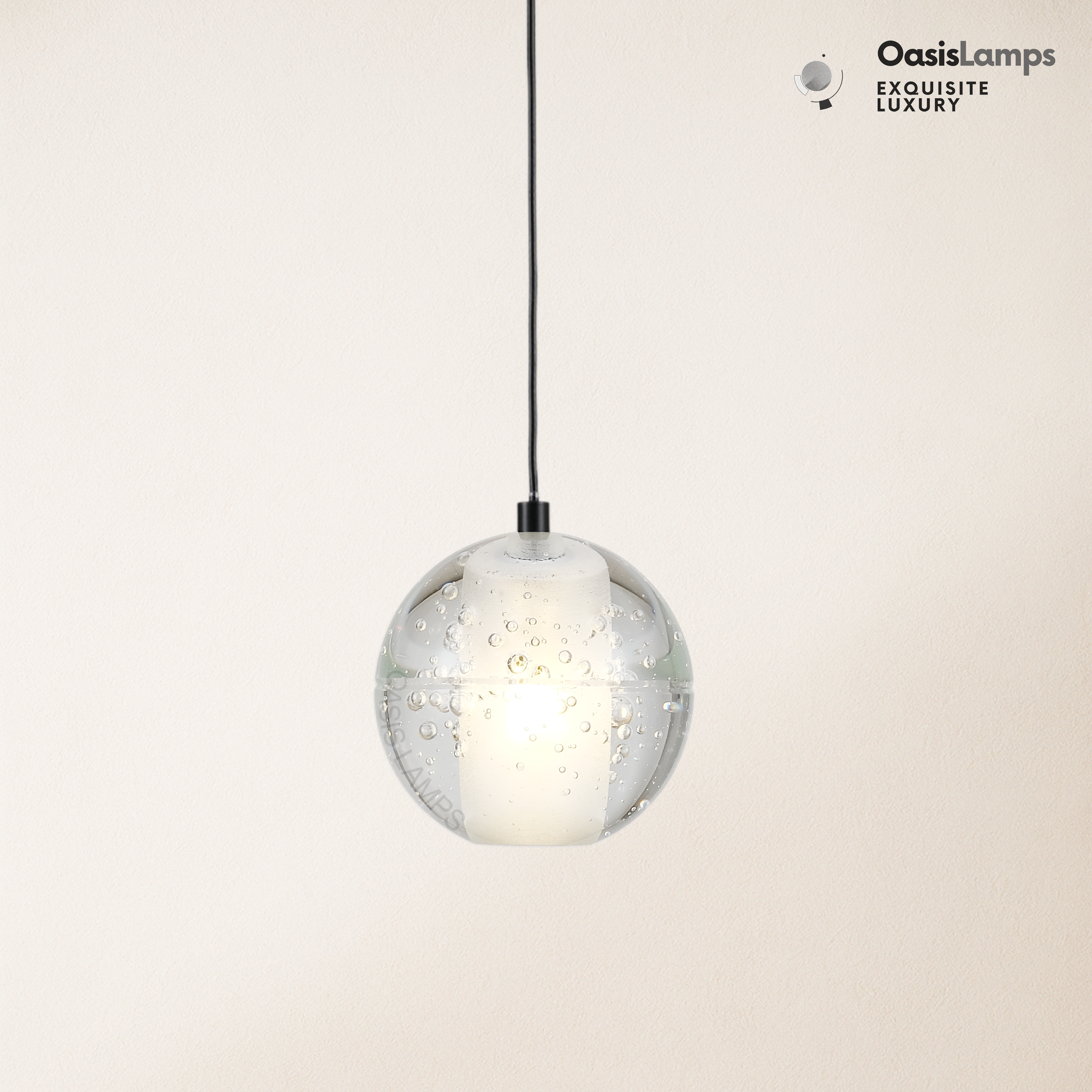 Pearl Ball Ceiling Pendant#Color_Black