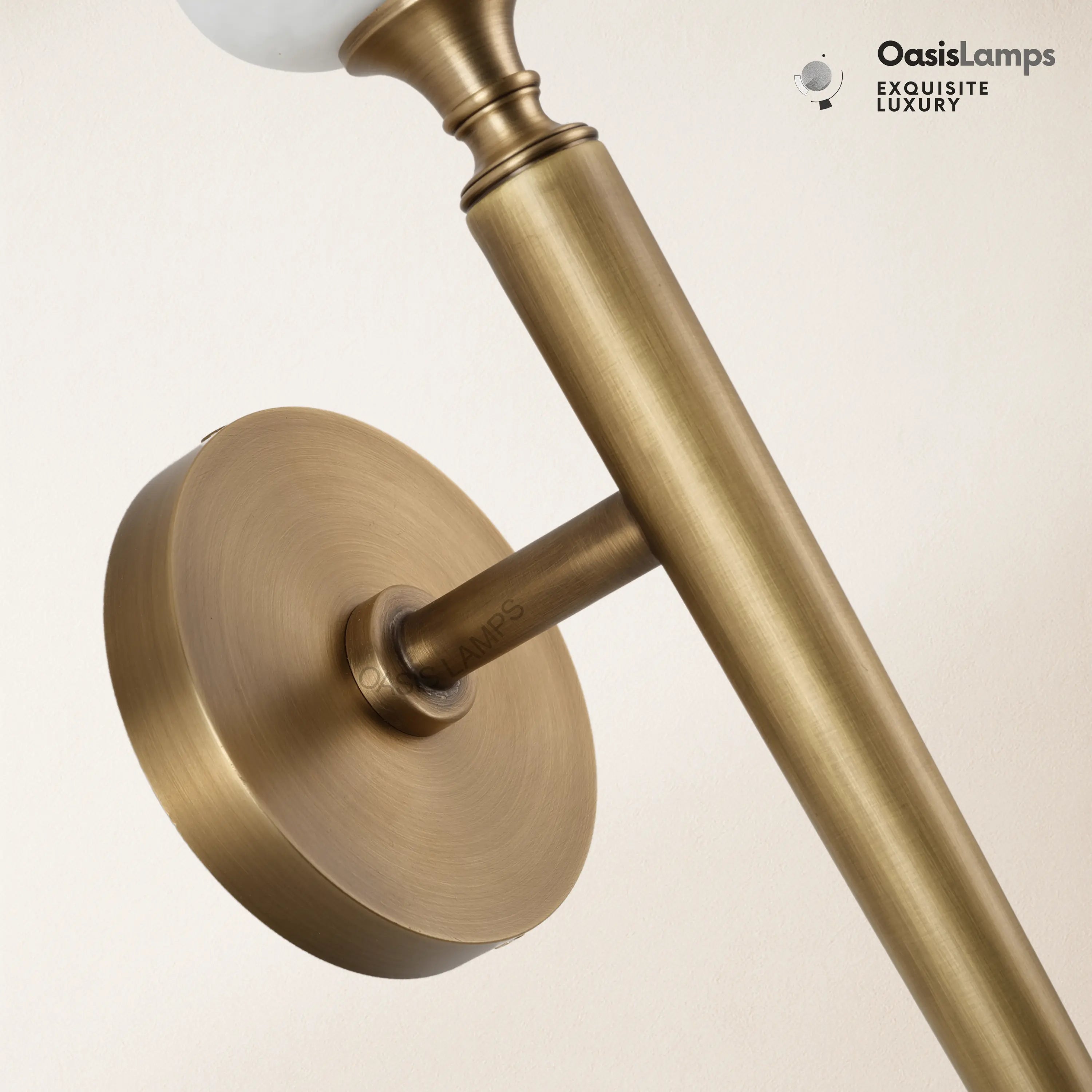 Axis Alabaster 1 Light Wall Sconce 21.6"H#color_brass