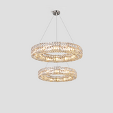 Mia Round Crystal Multi-Ring Chandelier