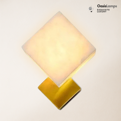 Dave Gats Alabaster Wall Sconce