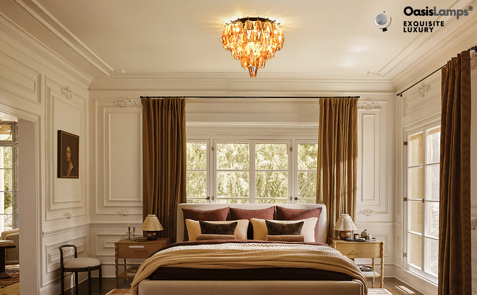 Celestial Drop Flush Mount 12.6"D