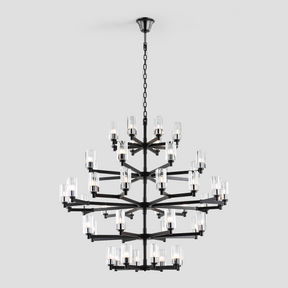 Kleidoscope Tiered/ Layered Large Crystal Fringe Chandelier