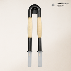 Horsehair Solid Brass Wall Sconce 30''H