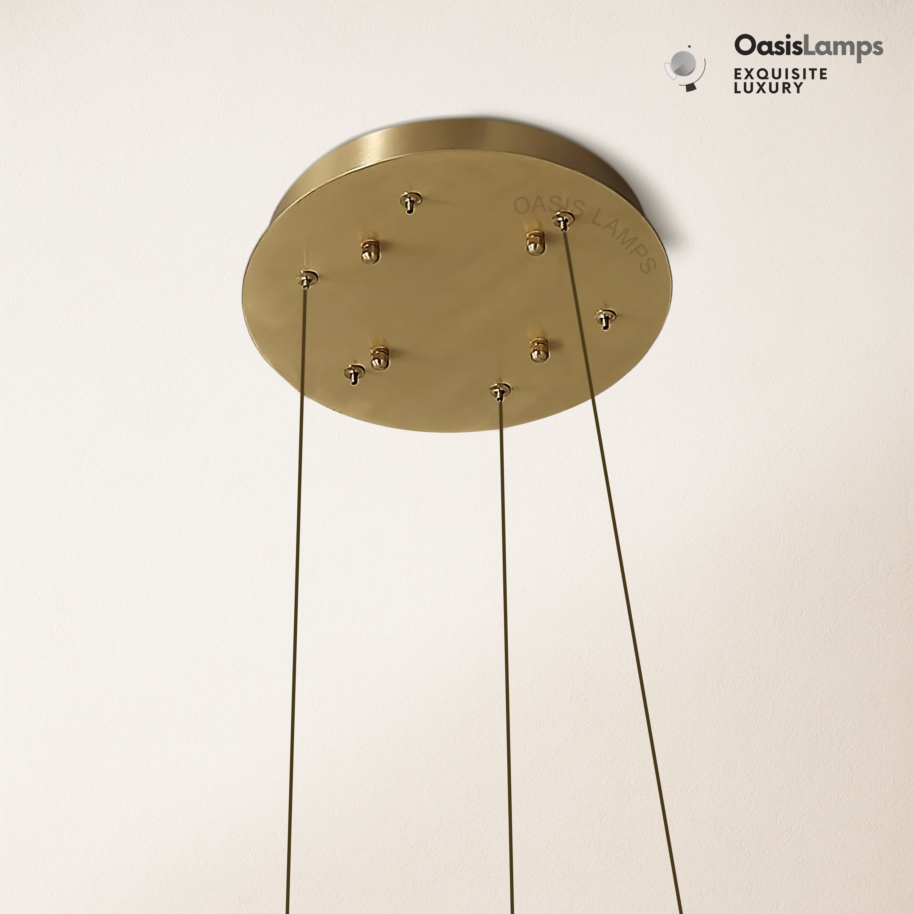 Marika Alabaster Ring Pendant Lamp