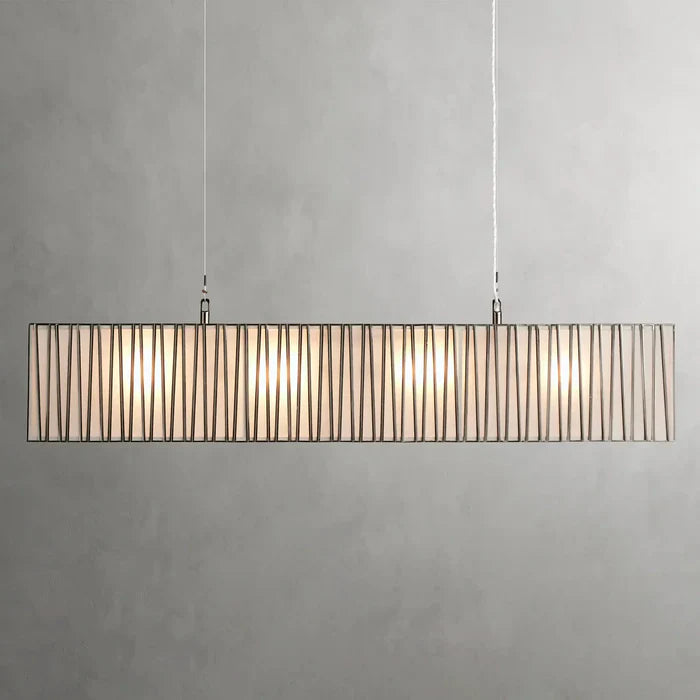 Junet Rectangular Chandelier 49" 60" 72"W
