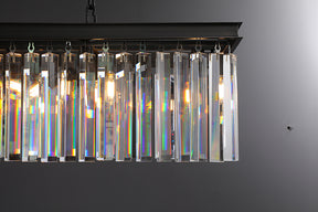 K9 Crystal Rectangular Chandelier For Living Room Dining Room