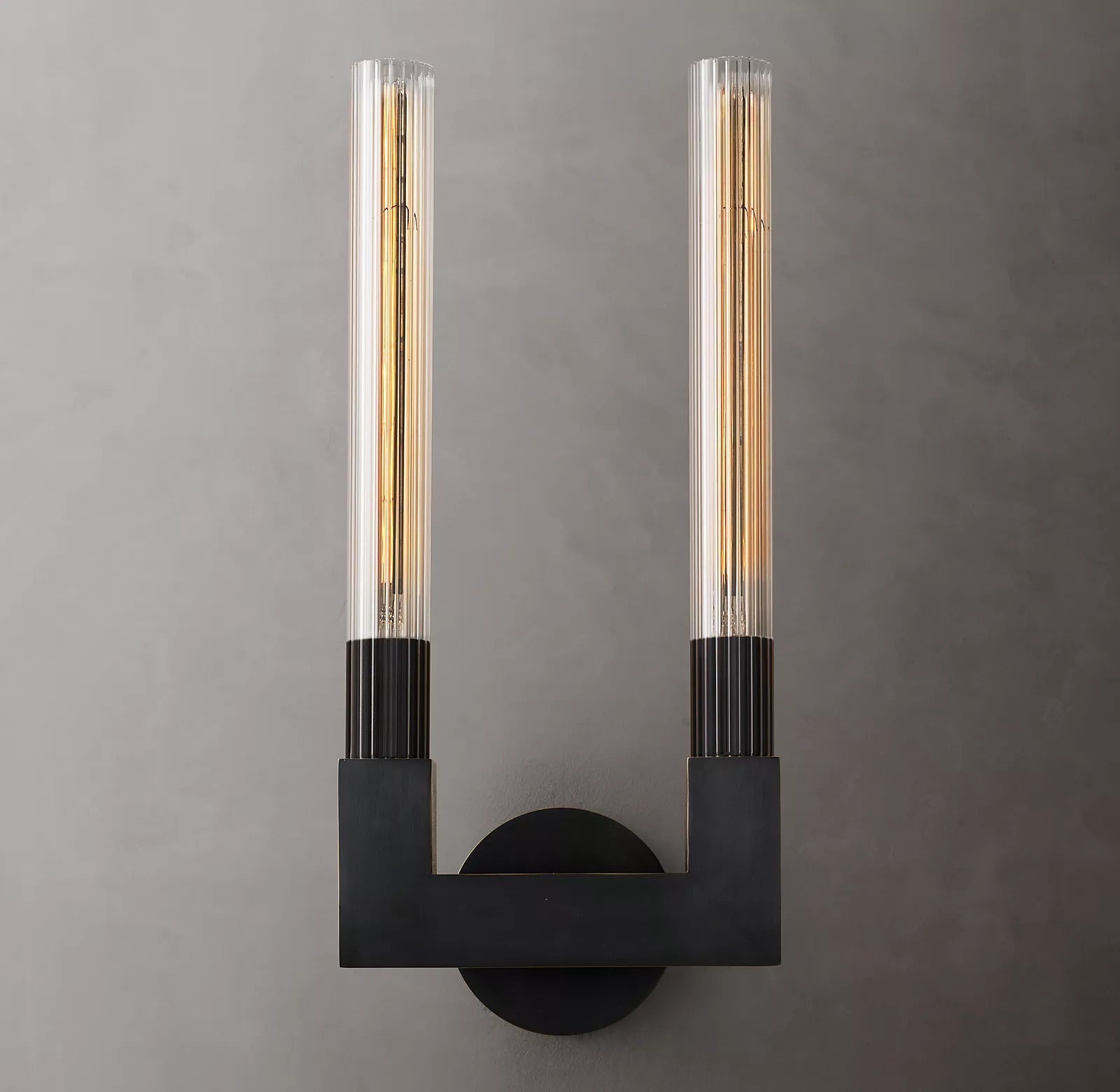 Candle Shape Double Wall Sconce