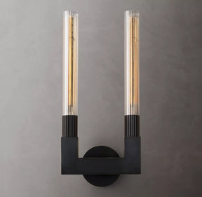 Candle Shape Double Wall Sconce