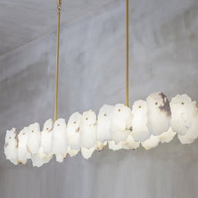 Glow Marble Lorry Length Chandelier