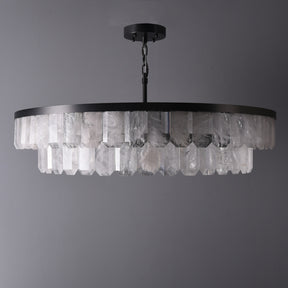 Rolantis Double Rock Crystal Chandelier