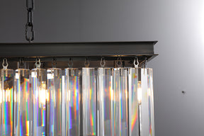 K9 Crystal Rectangular Chandelier For Living Room Dining Room