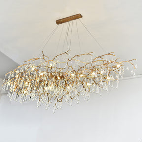 Lio Oval Branch Teardrop Chandelier