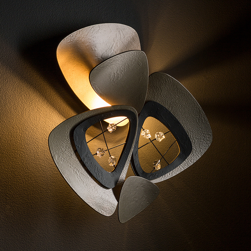 Artistic Stainless Steel Living Room Wall Sconce