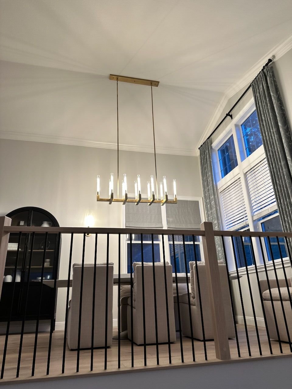 Clean Lines Linear Chandelier 55'' 67''