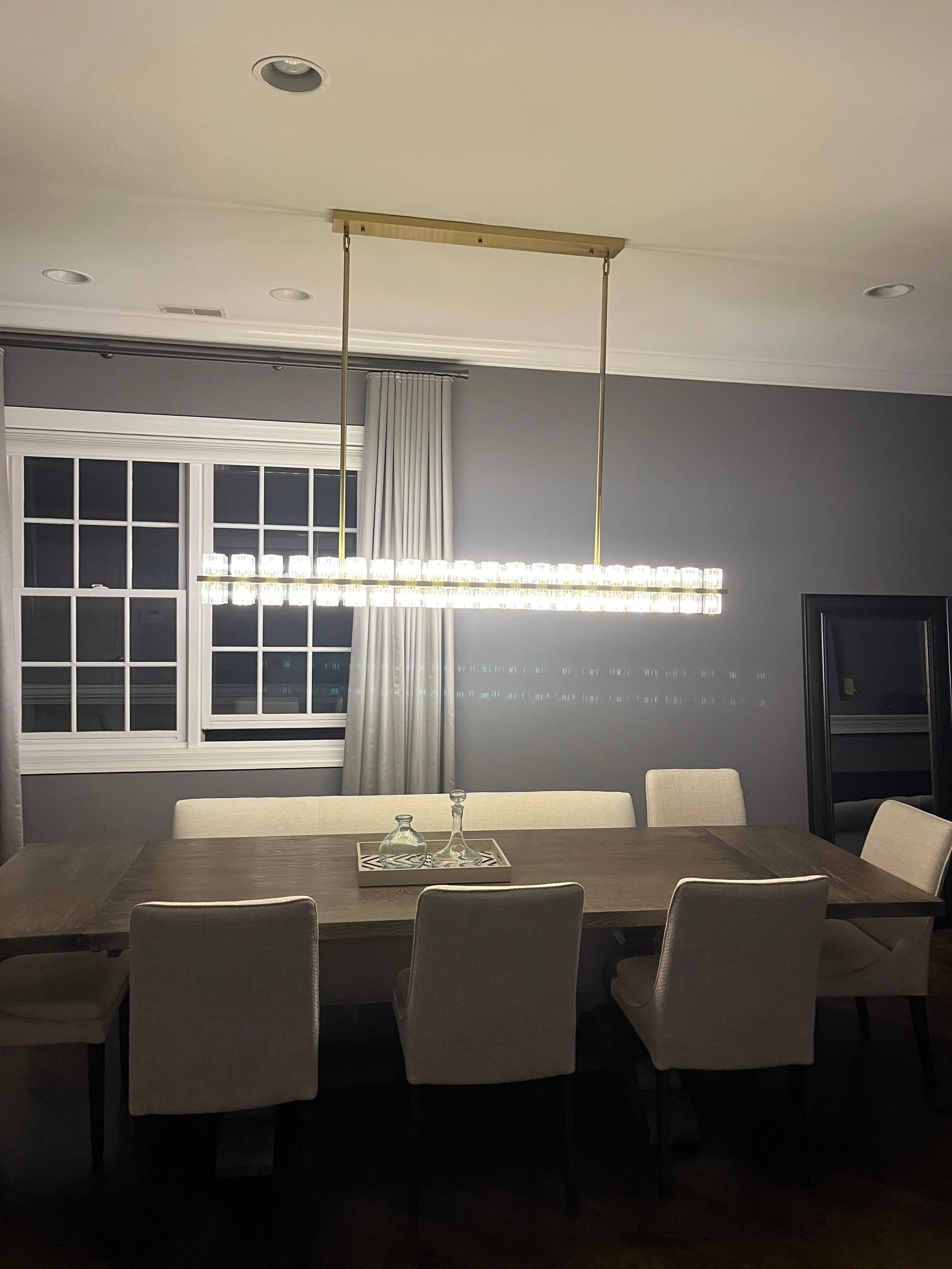 Arcachon Rectangular Chandelier 54'' 72''