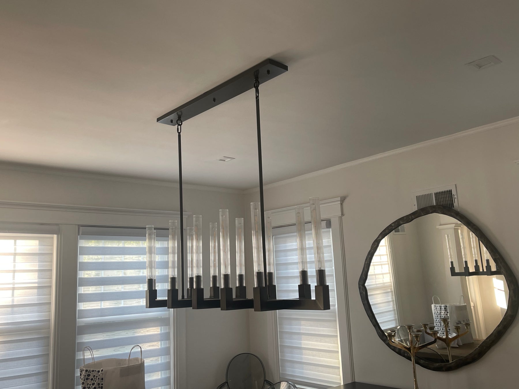 Clean Lines Linear Chandelier 55'' 67''