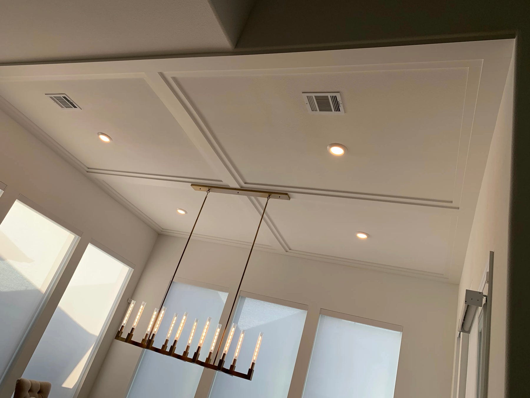 Clean Lines Linear Chandelier 55'' 67''