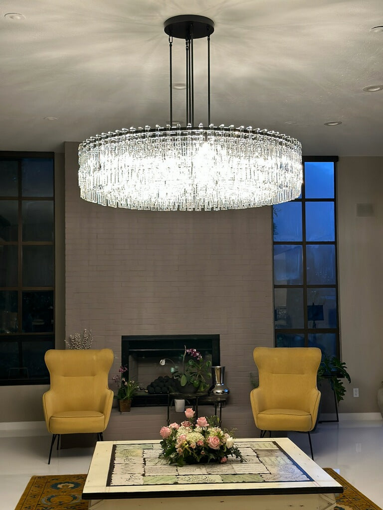 Mariganac Rectangular Chandelier For Living Room Dining Room