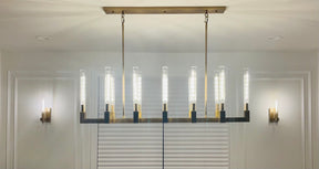 Clean Lines Linear Chandelier 55'' 67''