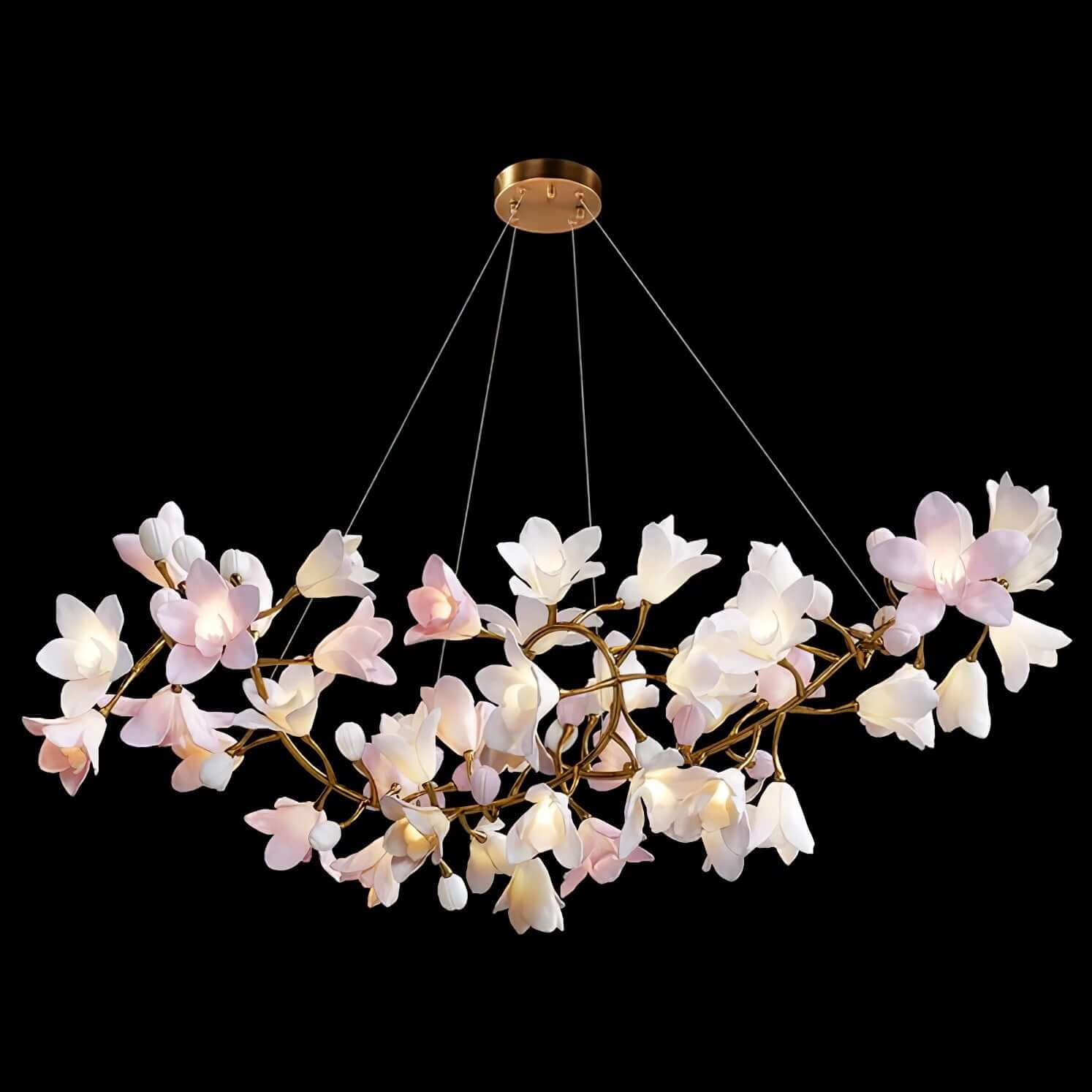 Flora Circular Blossom Chandelier