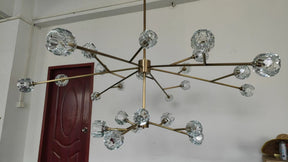 Customize- 2-Tiers Belle De Crystal Ball Chandelier  72''+36''