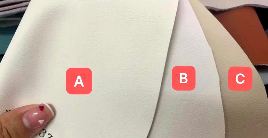 White Leather Counter Stool-C color