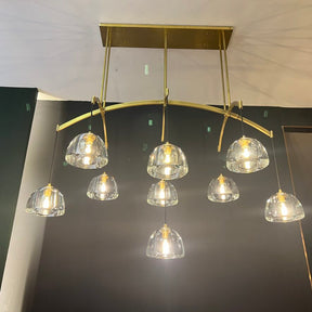 Hemisphere Linear Chandelier 54'' 72''