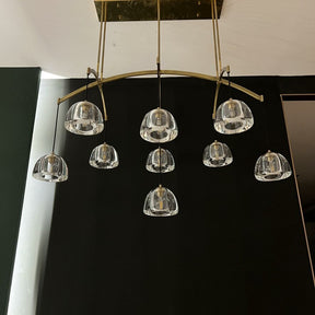 Hemisphere Linear Chandelier 54'' 72''