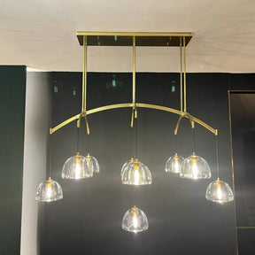 Hemisphere Linear Chandelier 54'' 72''