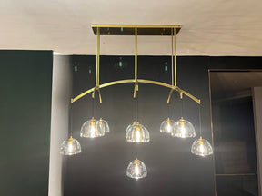 Hemisphere Linear Chandelier 54'' 72''