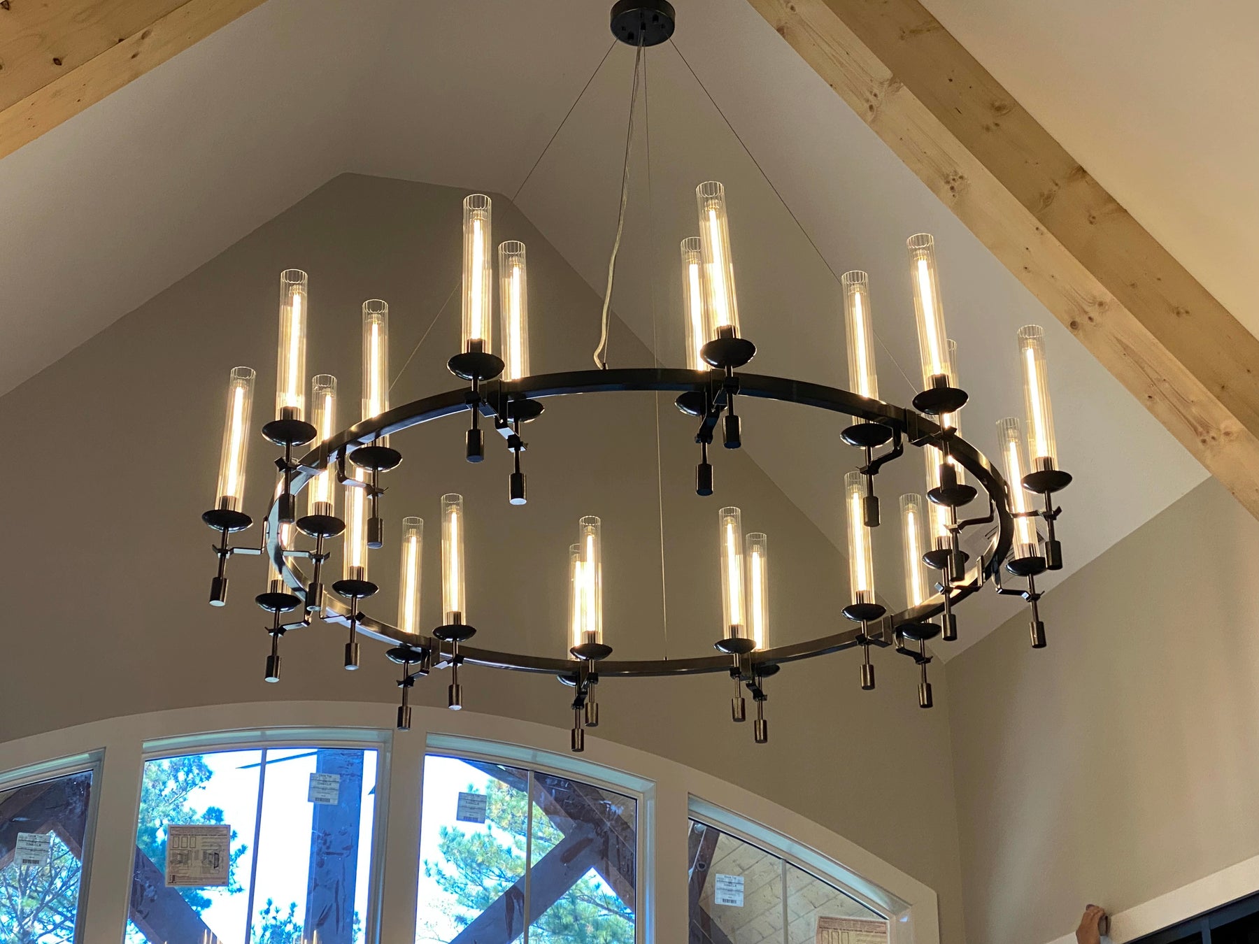 Clean Lines Linear Chandelier 55'' 67''