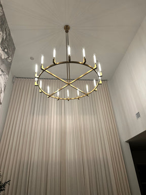 Clean Lines Linear Chandelier 55'' 67''